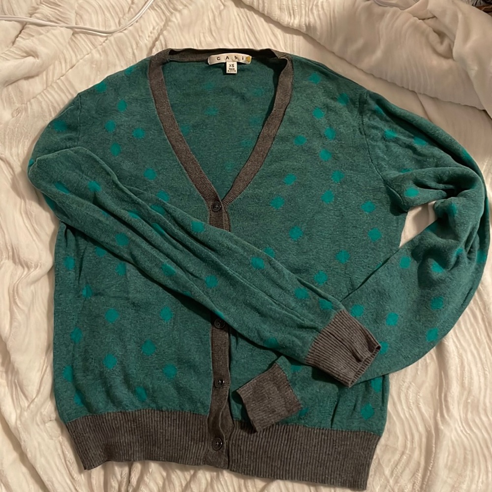 V neck cardigan